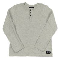 Šedé mikinotriko s knoflíčky C&A