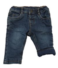 Tmavomodré podšité rifle C&A