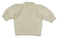 Bílý chlupatý svetr Next 