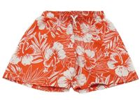 Červené plážové kraťasy s květy H&M