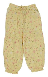 Žluté lehké turecké kalhoty Manguun