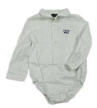 Bílé košilové body Monnalisa