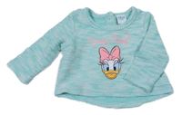 Světlemodrý melírovaný svetr s Daisy Disney 