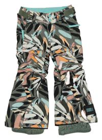 Šedo-barevné šusťákové zimní lyžařské kalhoty O´neill