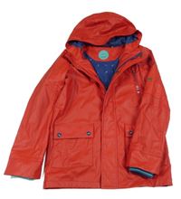 Červená nepromokavá jarní bunda s kapucí SeRGeNT MaJoR 