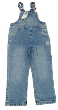 Nové - světlemodré riflové laclové kalhoty PRIMARK