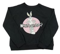 Černá mikina s Bugs Bunnym C&A