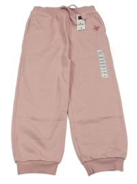 Nové - starorůžové tepláky s květem St. Bernard