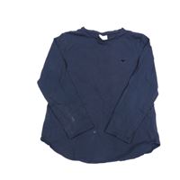 Tmavomodré triko se srdíčkem ZARA