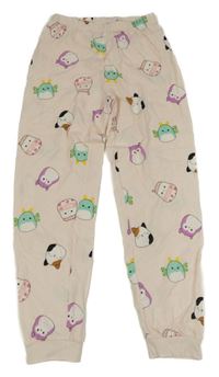 Světlepudrové pyžamové kalhoty s SQUISHMALLOWS H&M