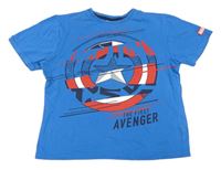 Modré tričko Capitan America Marvel