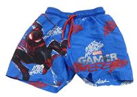 Modré plážové kraťasy se Spidermanem Primark