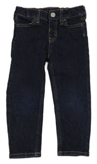 Tmavomodré slim fit rifle zn. H&M