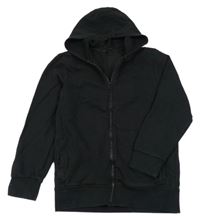 Černá propínací mikina s kapucí George