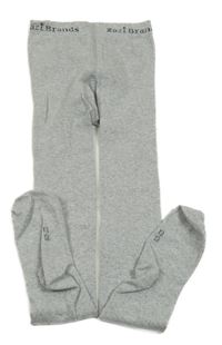 Šedé třpytivé punčocháče