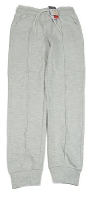 Nové - Světlešedé melírované tepláky Primark