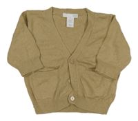 Pískový propínací svetr H&M