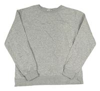 Šedá melírovaná mikina H&M