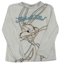 Bílé pyžamové triko s králíkem - Looney tunes zn. Primark
