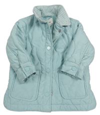 Světlemodrá prošívaná šusťáková přechodová bunda River Island