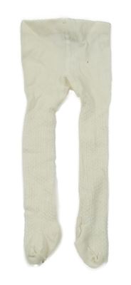 Smetanové vzorované punčocháče H&M