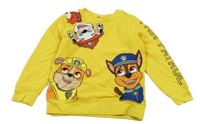 Žlutá mikina s Tlapkovou patrolou 