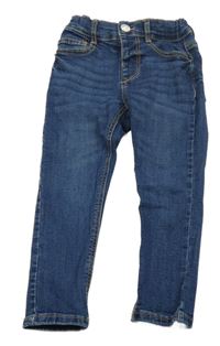 Tmavomodré skinny rifle Zara