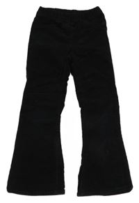 Černé flare manšestráky H&M