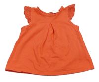 Korálový top s madeirou H&M