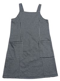 Černo-bílé kostkované šaty H&M