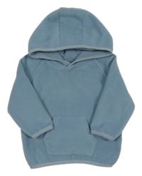 Modrá fleecová mikina s kapucí Matalan