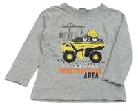 Šedé triko s autem Kiki&Koko