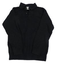 Černý svetr s límečkem H&M