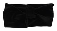 Černá sametová čelenka 
