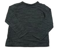 Tmavošedé melírované triko George