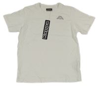 Nové - bílé tričko s logem Kappa