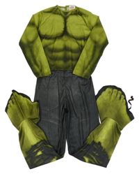 Kostým - Zeleno-šedý overal - Hulk Marvel