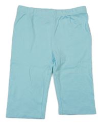 Světlemodré žebrované elastické kraťasy Dunnes 