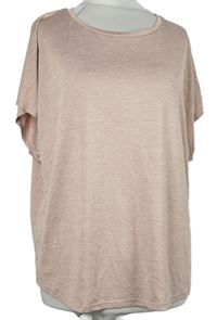 Dámské světlerůžové sportovní volné tričko H&M