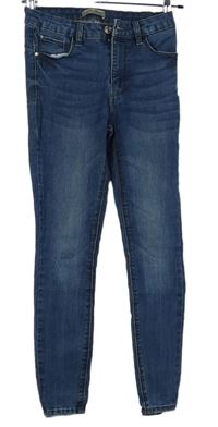 Dámské modré skinny rifle Denim 
