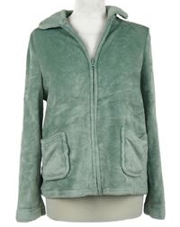 Dámská mátová chlupatá bunda St. Bernard