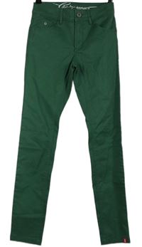 Dámské tmavozelené skinny rifle Esprit 