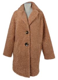 Dámský starorůžový buklé kabát F&F