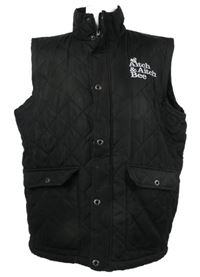 Pánská černá šusťáková prošívaná zateplená vesta Regatta 