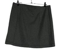 Nové - Dámská šedo-černá vzorovaná sukně F&F