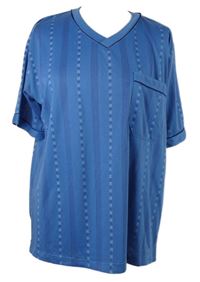 Pánské modré vzorované pyžamové tričko 