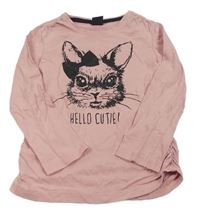Světlerůžové triko s králíčkem Kiki&Koko