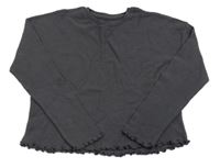 Šedé žebrované triko George