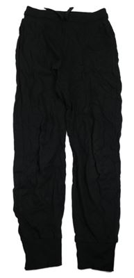 Černé lehké tepláky H&M