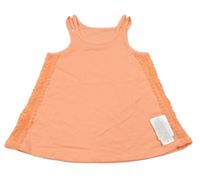 Nové - Neonově růžový top s krajkou St. Bernard